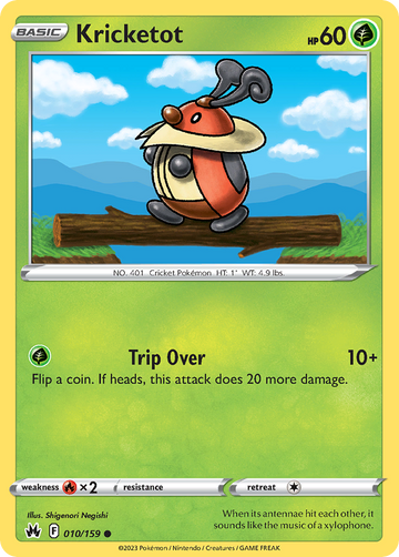 010/159 - Kricketot - [Common] - Reverse Holo