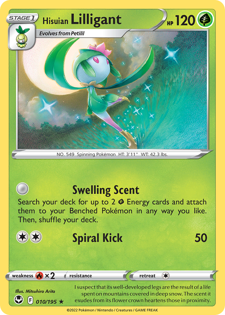 010/195 - Hisuian Lilligant - [Rare] - Reverse Holo