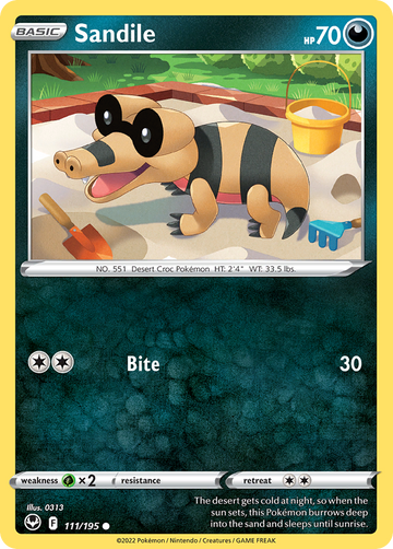 111/195 - Sandile - [Common] - Reverse Holo