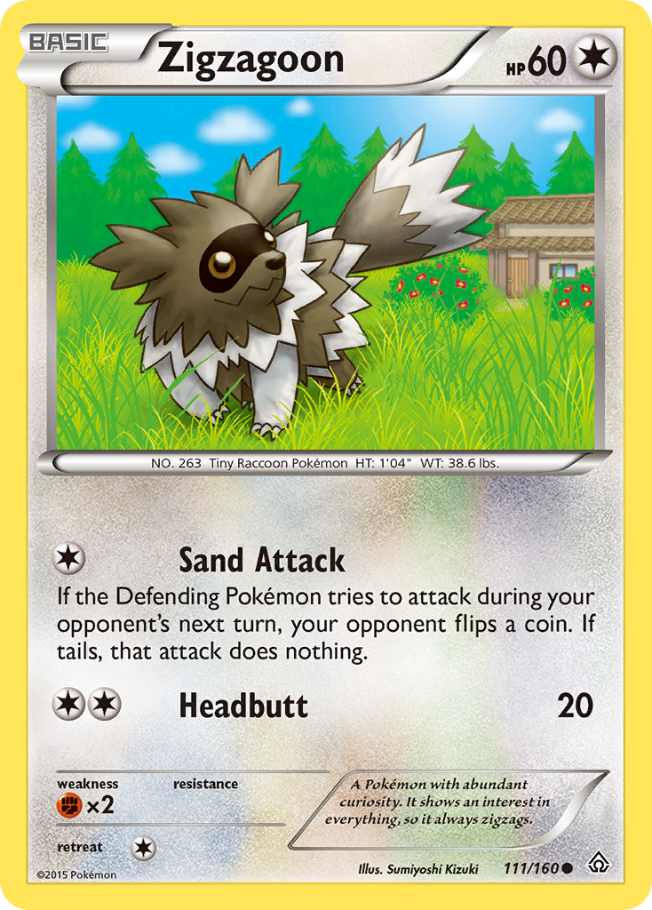 111/160 - Zigzagoon - [Common]