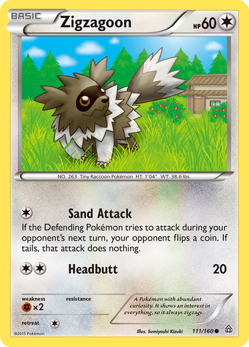 111/160 - Zigzagoon - [Common]