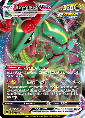 111/203 - Rayquaza VMAX - [Rare Holo VMAX]