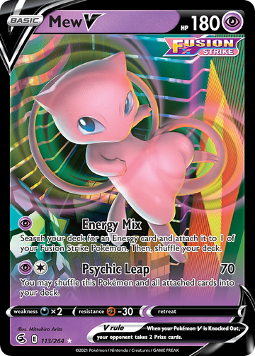 113/264 - Mew V - [Rare Holo V]