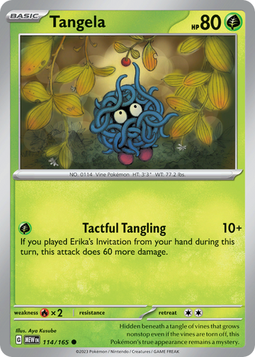 114/165 - Tangela - [Common]