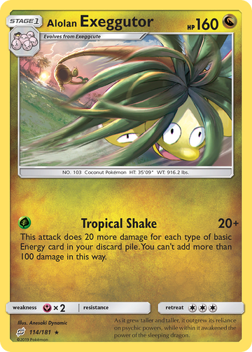 114/181 - Alolan Exeggutor - [Rare]