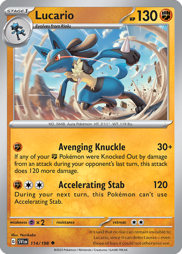 114/198 - Lucario - [Uncommon]