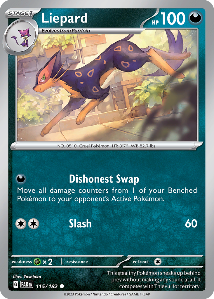 115/182 - Liepard - [Common]-Pokemeister