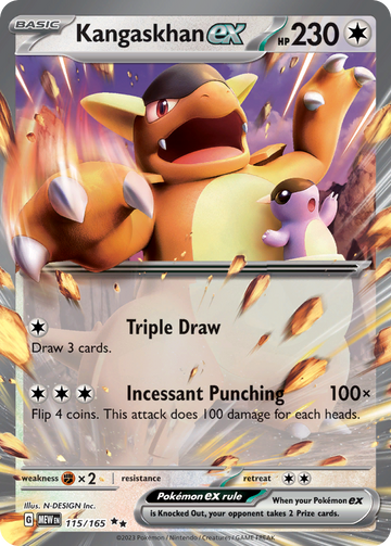 115/165 - Kangaskhan ex - [Double Rare]