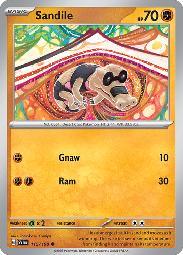 115/198 - Sandile - [Common] - Reverse Holo