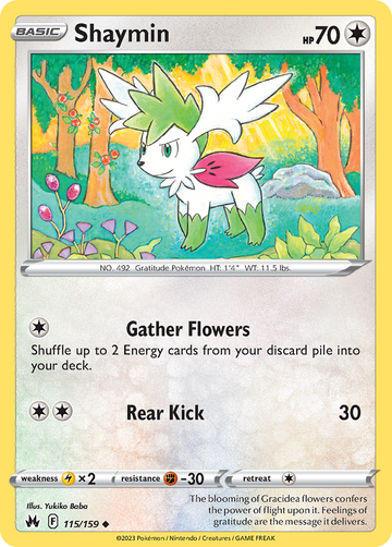 115/159 - Shaymin - [Uncommon] - Reverse Holo