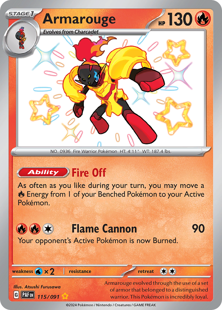 115/091 - Armarouge - [Shiny Rare]