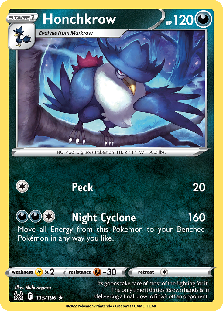 115/196 - Honchkrow - [Rare]