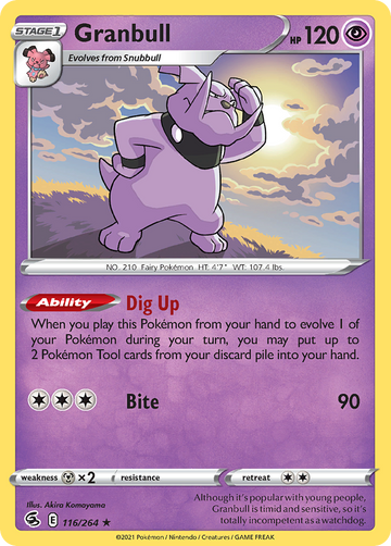 116/264 - Granbull - [Rare]