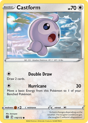 116/172 - Castform - [Common]