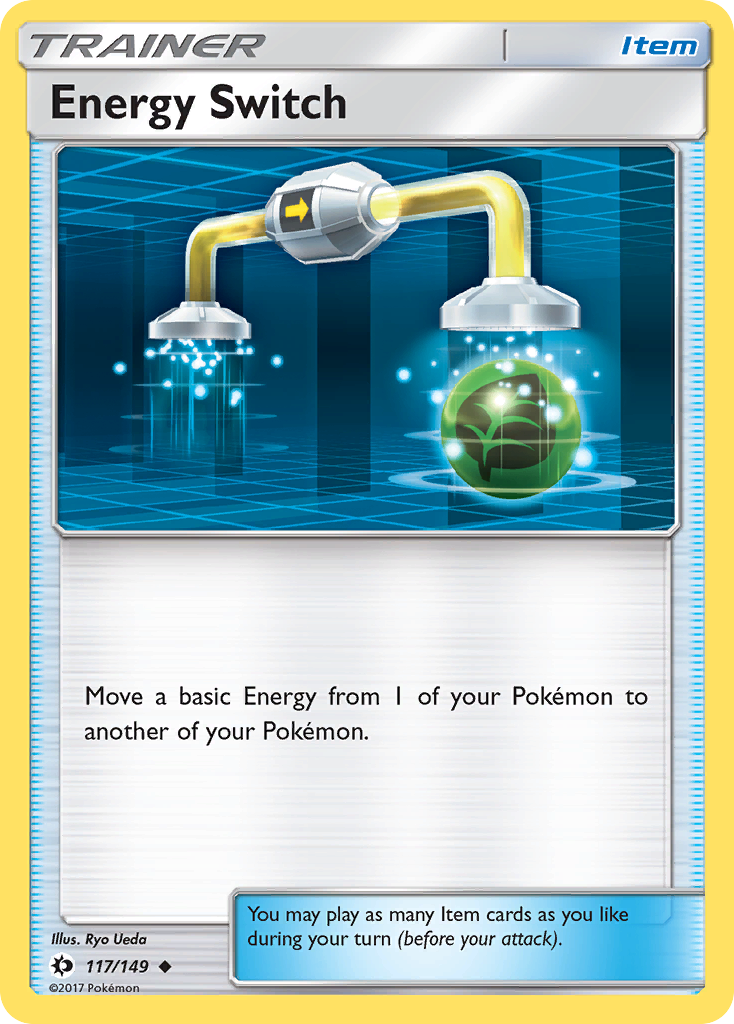 Pokémonkaart 117/149 - Energy Switch - Sun & Moon - [Uncommon]