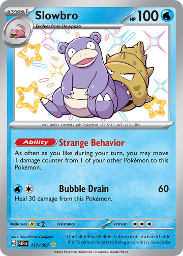 117/091 - Slowbro - [Shiny Rare]