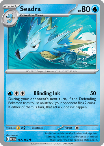 117/165 - Seadra - [Uncommon]