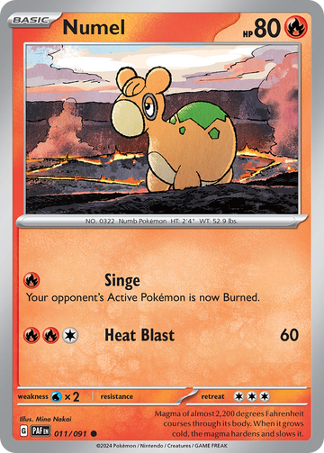 011/091 - Numel - [Common] - [Reverse Holo]