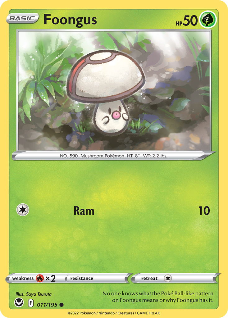 011/195 - Foongus - [Common] - Reverse Holo