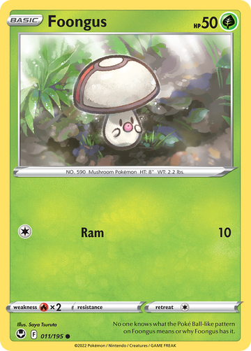 011/195 - Foongus - [Common] - Reverse Holo