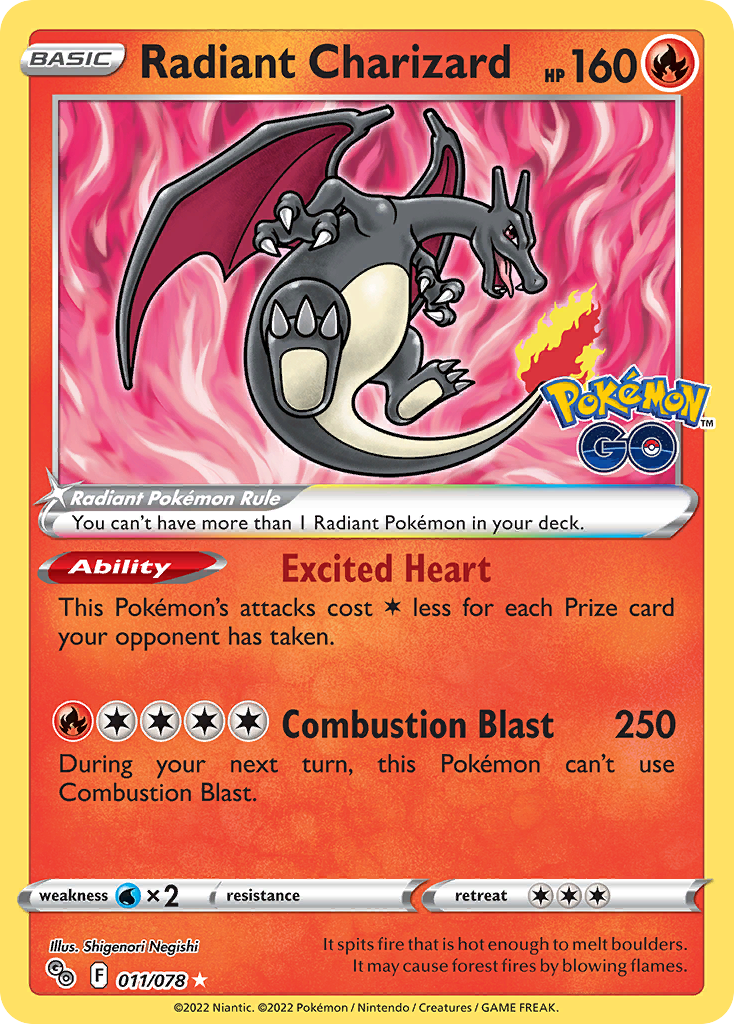 011/078 - Radiant Charizard - [Radiant Rare]
