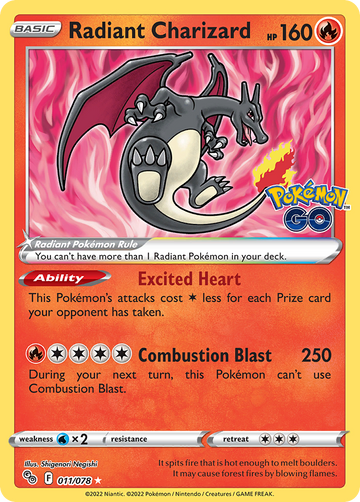 011/078 - Radiant Charizard - [Radiant Rare]