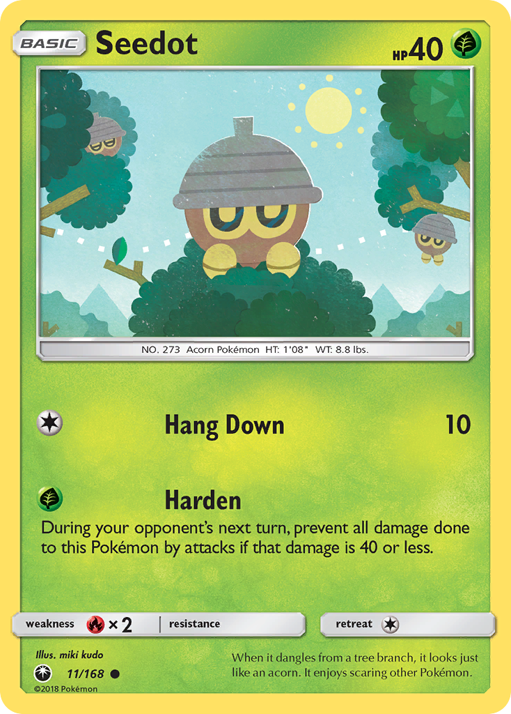 Pokémonkaart 011/168 - Seedot - Celestial Storm - [Common]