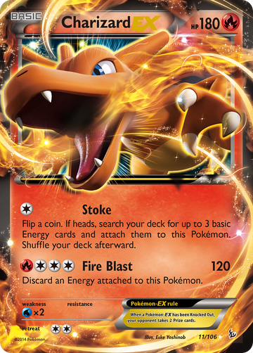 11/106 - Charizard-EX - [Rare Holo EX]