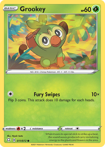 011/072 - Grookey - [Common]