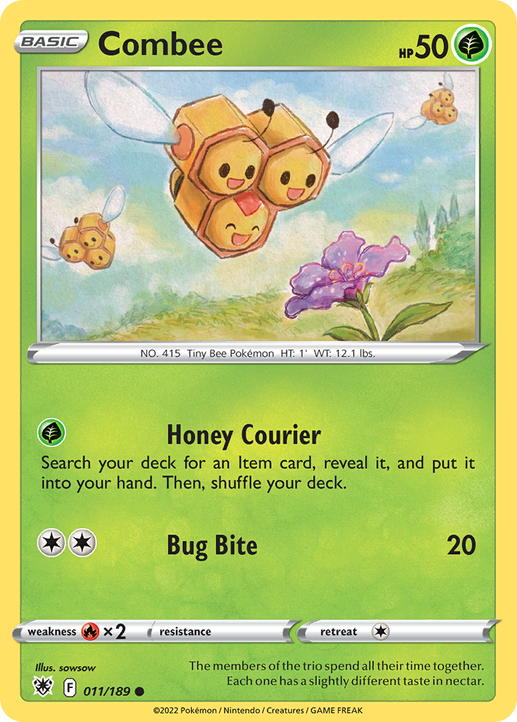 011/189 - Combee - Reverse Holo - [Common]