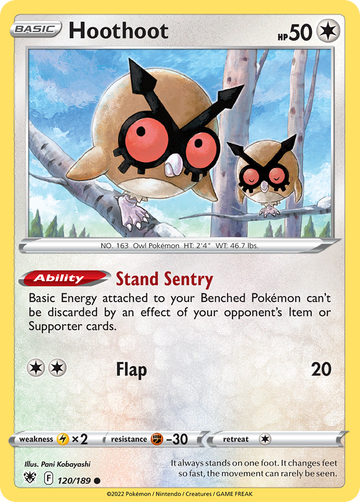 120/189 - Hoothoot - [Common]