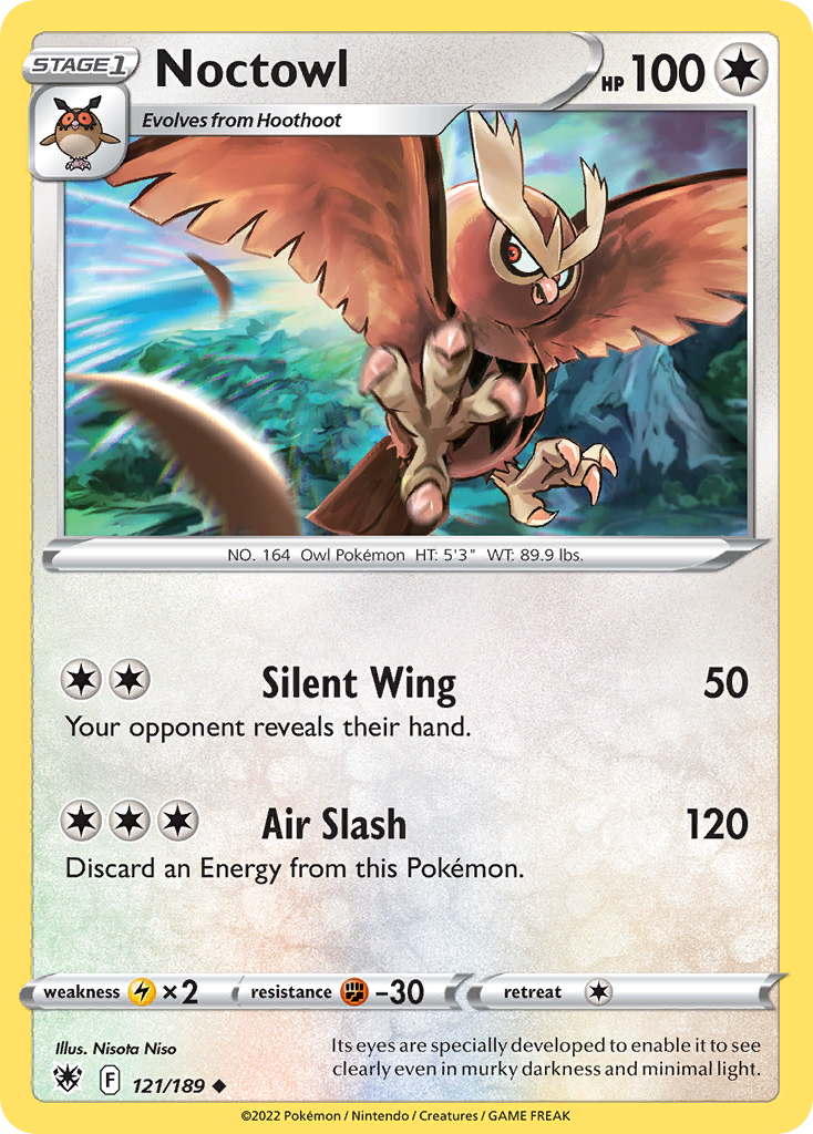 121/189 - Noctowl - Reverse Holo - [Uncommon]
