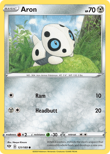 121/189 - Aron - [Common] - Reverse Holo