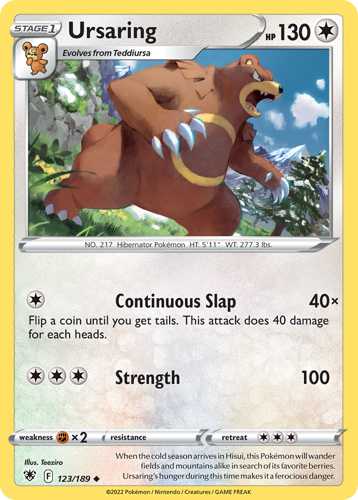 123/189 - Ursaring - [Uncommon]
