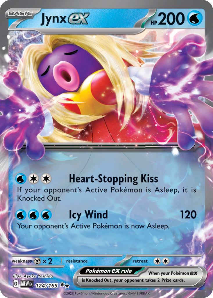 124/165 - Jynx ex - [Double Rare]
