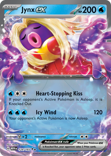 124/165 - Jynx ex - [Double Rare]