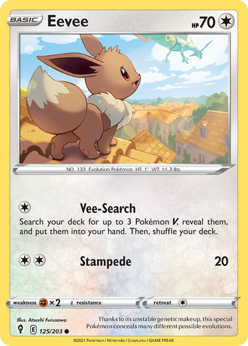 125/203 - Eevee - [Common]