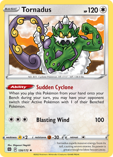 126/172 - Tornadus - [Rare]