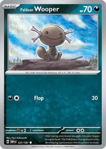 127/197 - Paldean Wooper - [Common]