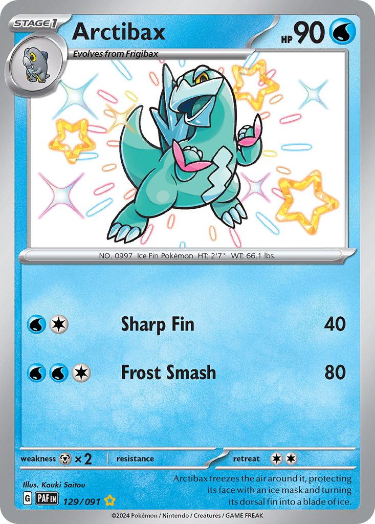 129/091 - Arctibax - [Shiny Rare]