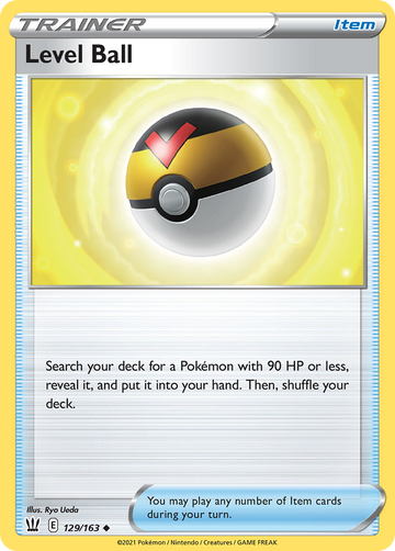 129/163 - Level Ball - Reverse Holo - [Uncommon]