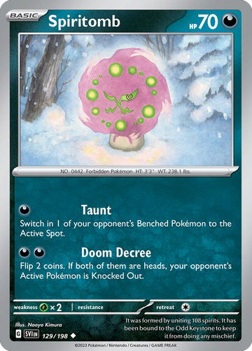 129/198 - Spiritomb - [Uncommon] - Reverse Holo