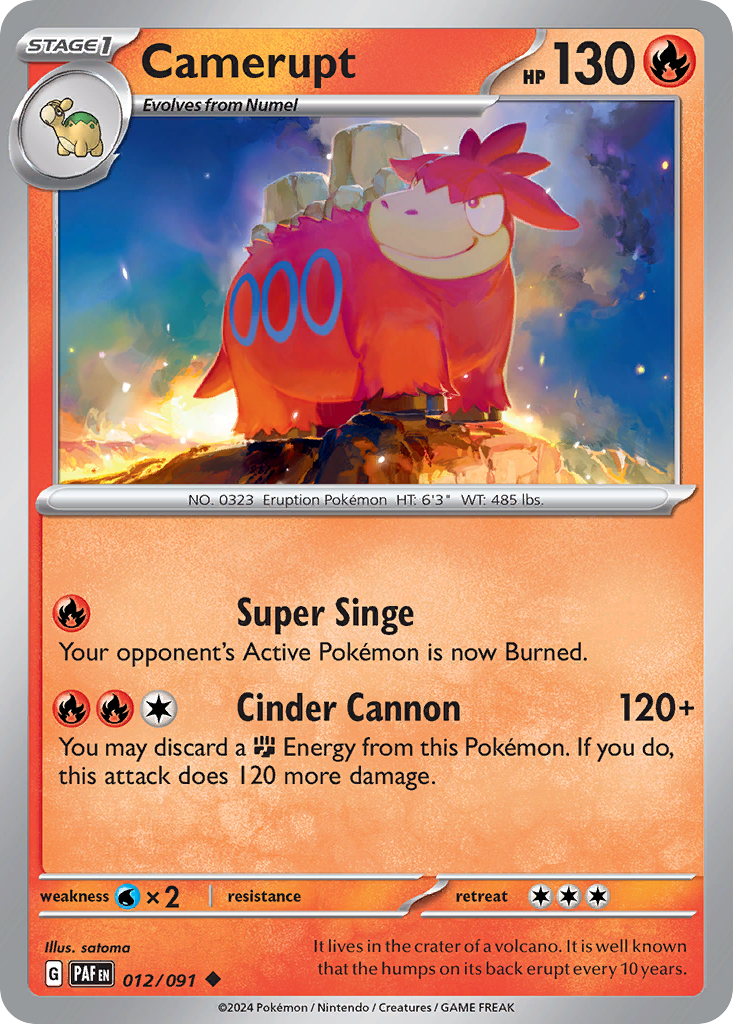 012/091 - Camerupt - [Uncommon] - [Reverse Holo]