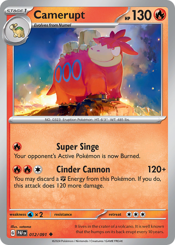 012/091 - Camerupt - [Uncommon] - [Reverse Holo]