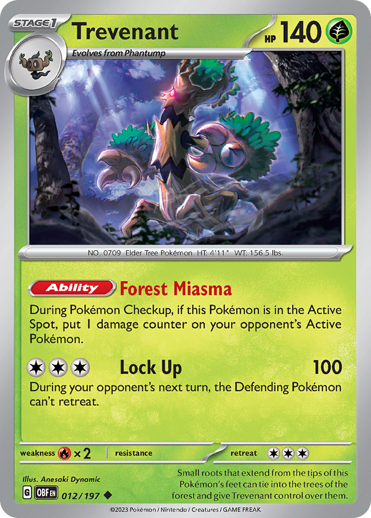012/197 - Trevenant - [Uncommon]