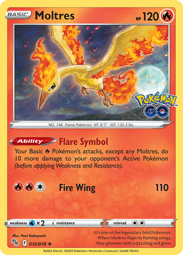 012/078 - Moltres - [Rare Holo]