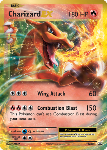 12/108 - Charizard-EX - [Rare Holo EX]