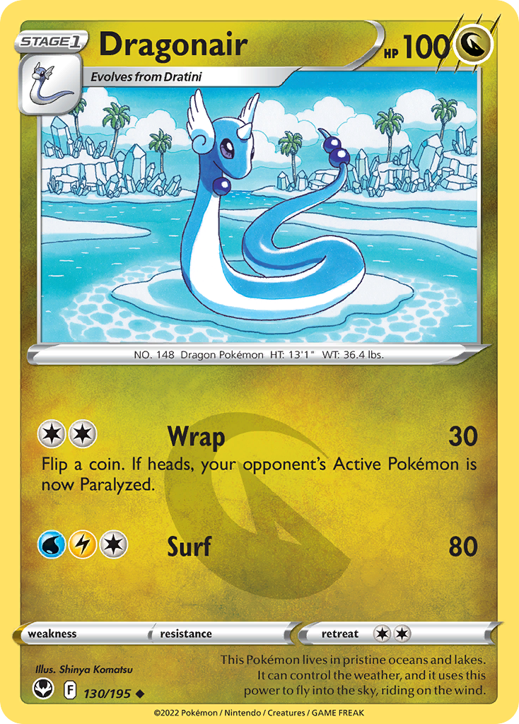 130/195 - Dragonair - [Uncommon] - Reverse Holo