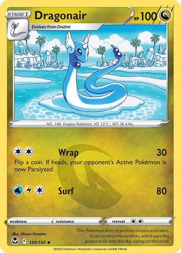 130/195 - Dragonair - [Uncommon] - Reverse Holo