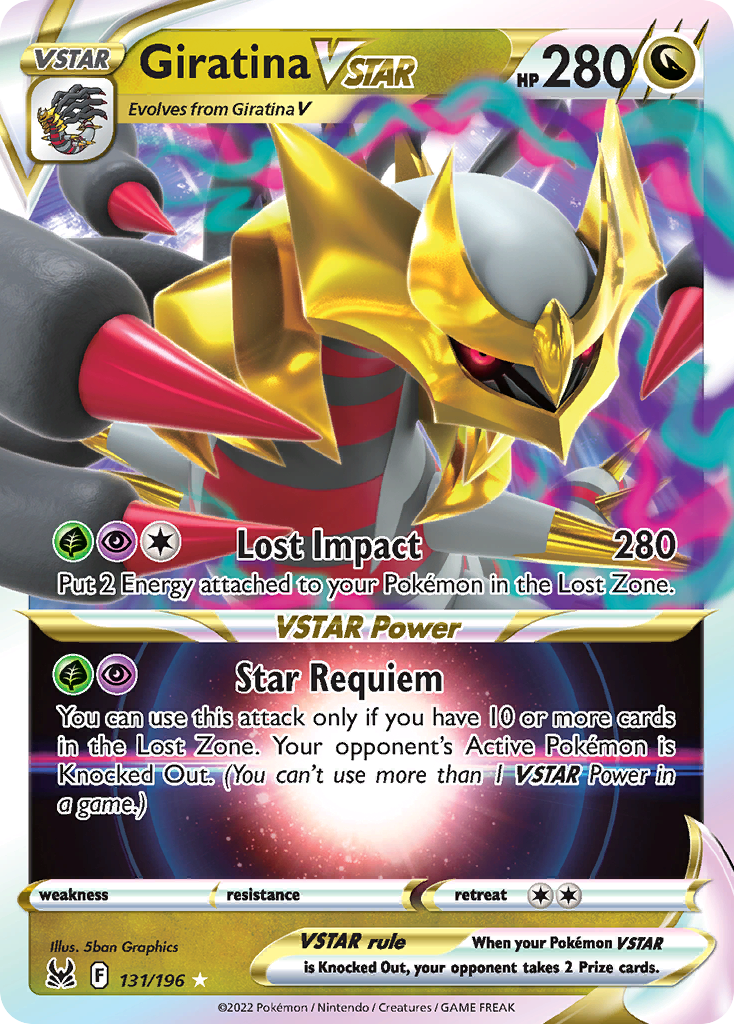 131/196 - Giratina VSTAR - [Rare Holo VSTAR]